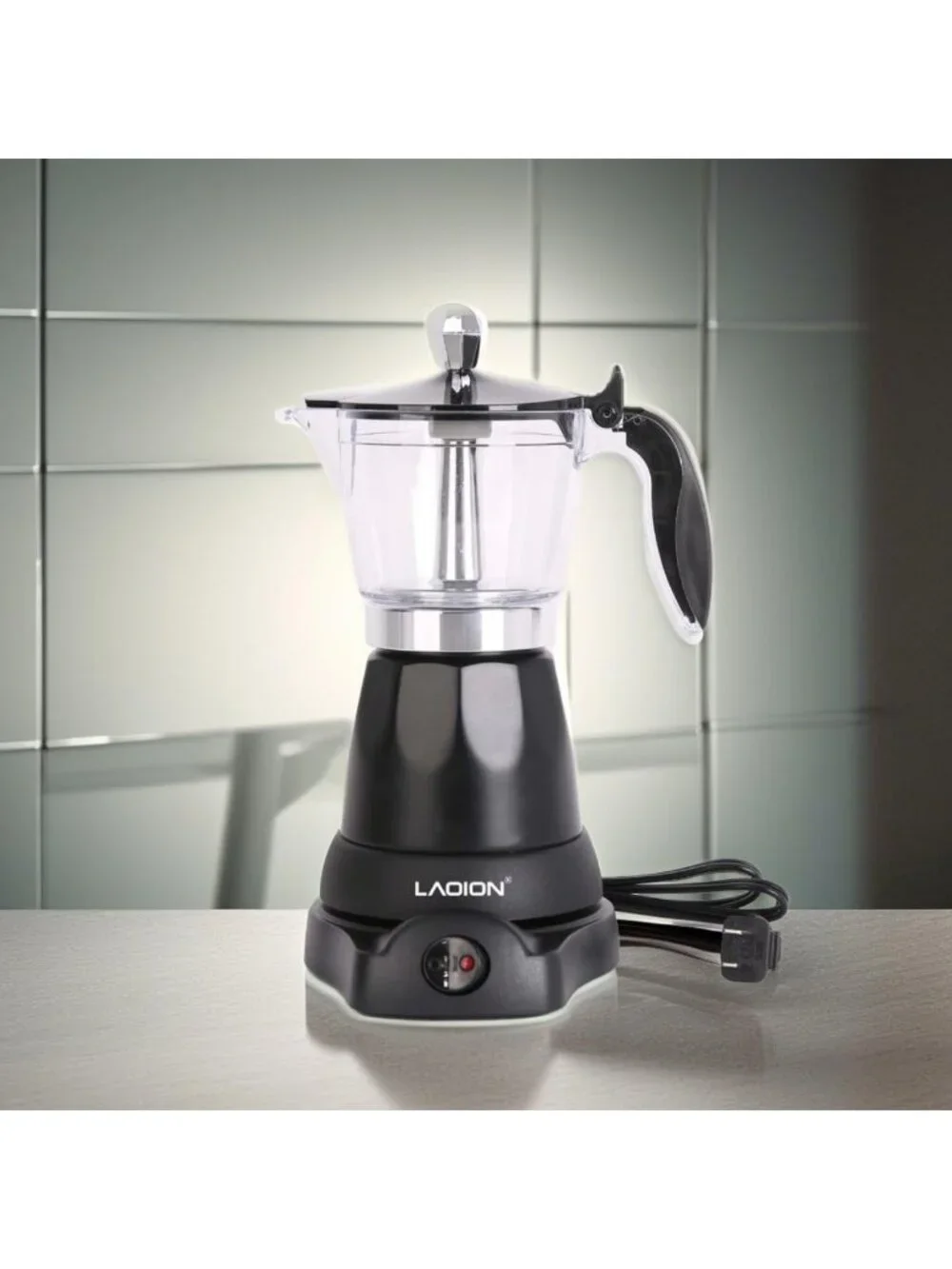 Electric Cuban Coffee Maker, 6-Cup or 3-Cup Espresso Machine for Home Brewing